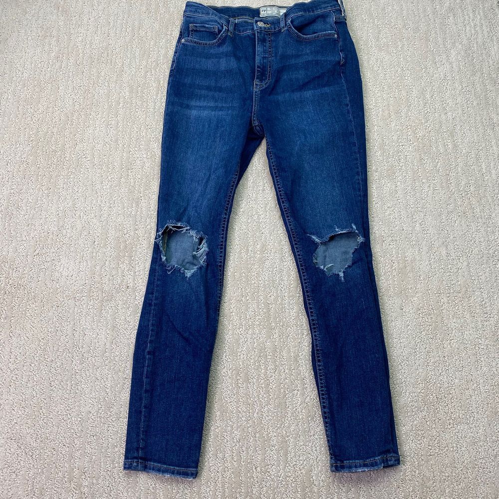 Free People Distressed‎ Skinny Jeans Dark Wash Size 30*